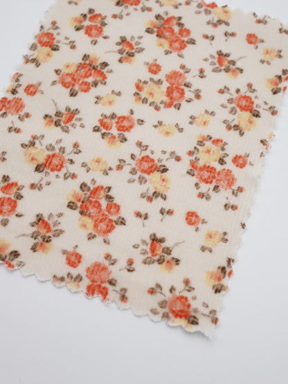 【25SS-098】小花柄プリントキルティングコーデュロイ　/0.5ｙあたり = ～1320円