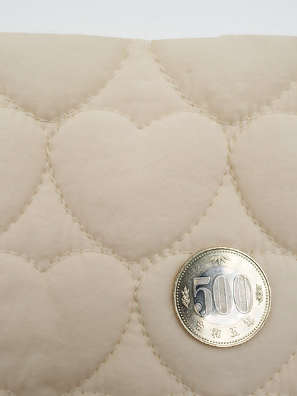 【25SS-083】ふかふかハートキルティングマットナイロンタフタ　/0.5ｙあたり = ～ 745円