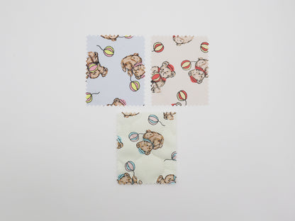 【25SS-088】くまさん×風船プリントキルティングタフタ　/0.5ｙあたり = ～1105円
