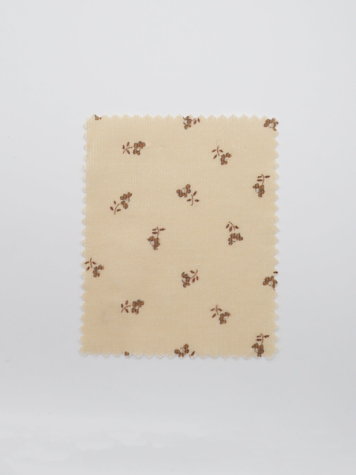 【25SS-099】小花プリントキルティングコーデュロイ　/0.5ｙあたり = ～1320円