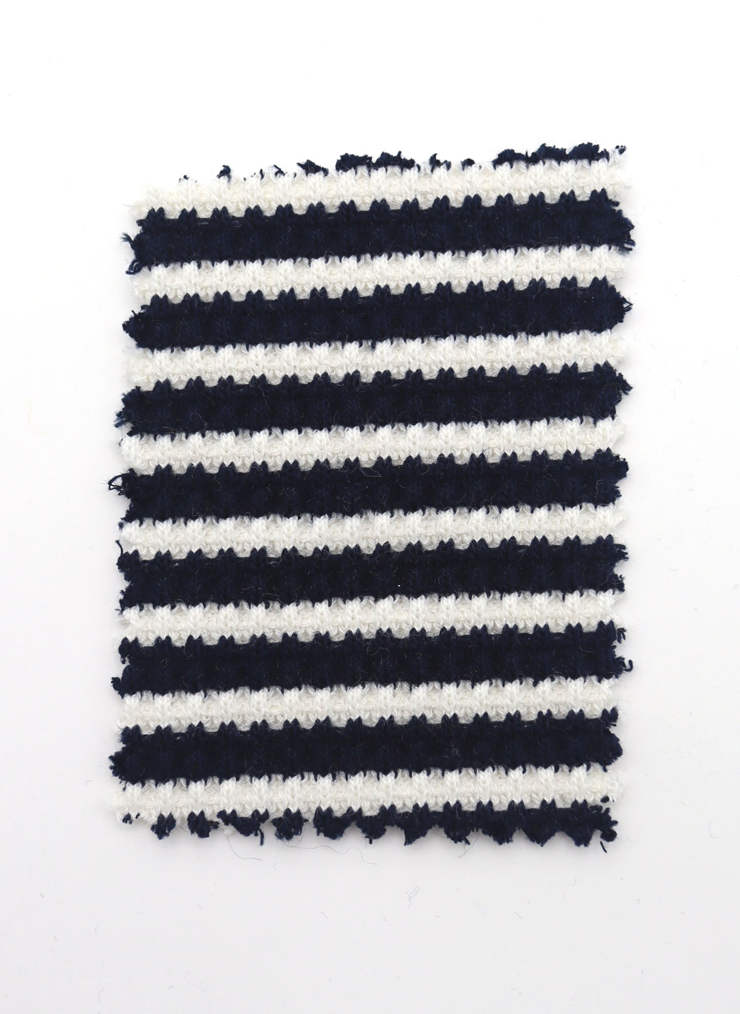 【25SS-362】先染めボーダーワッフルニット　/0.5ｙあたり = ～1025円