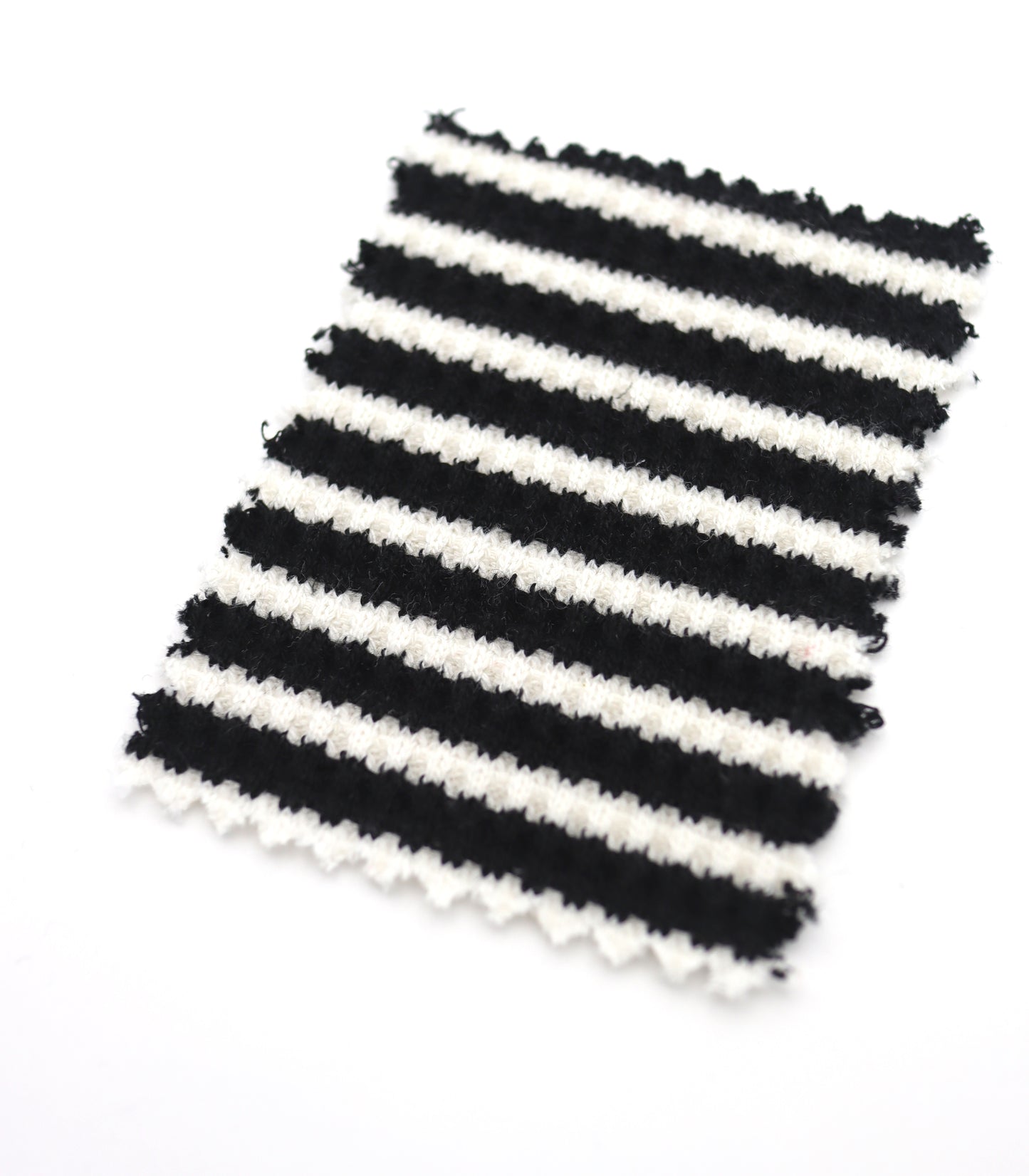 【25SS-362】先染めボーダーワッフルニット　/0.5ｙあたり = ～1025円