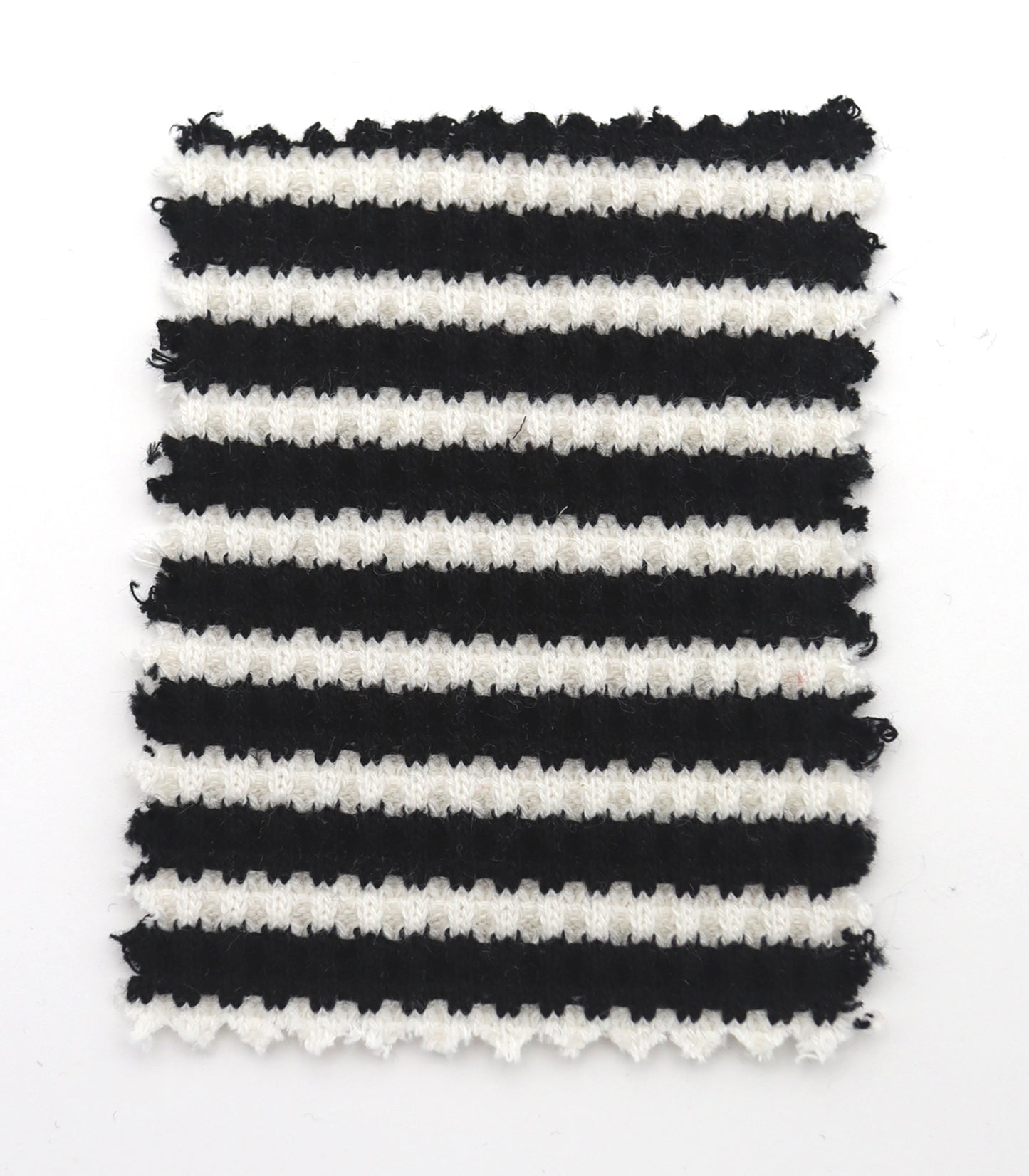 【25SS-362】先染めボーダーワッフルニット　/0.5ｙあたり = ～1025円