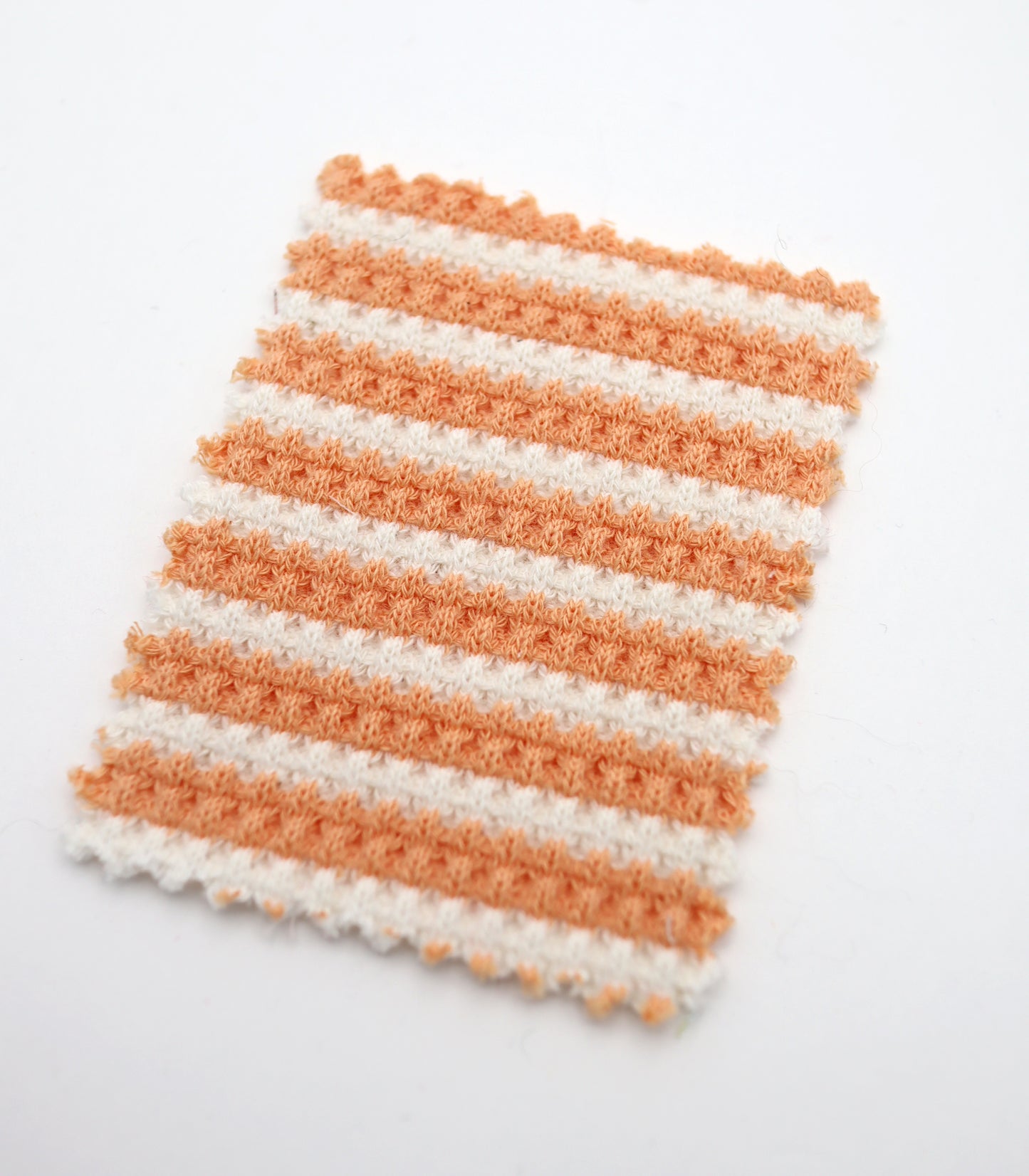 【25SS-362】先染めボーダーワッフルニット　/0.5ｙあたり = ～1025円