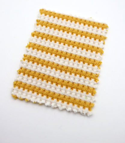 【25SS-362】先染めボーダーワッフルニット　/0.5ｙあたり = ～1025円