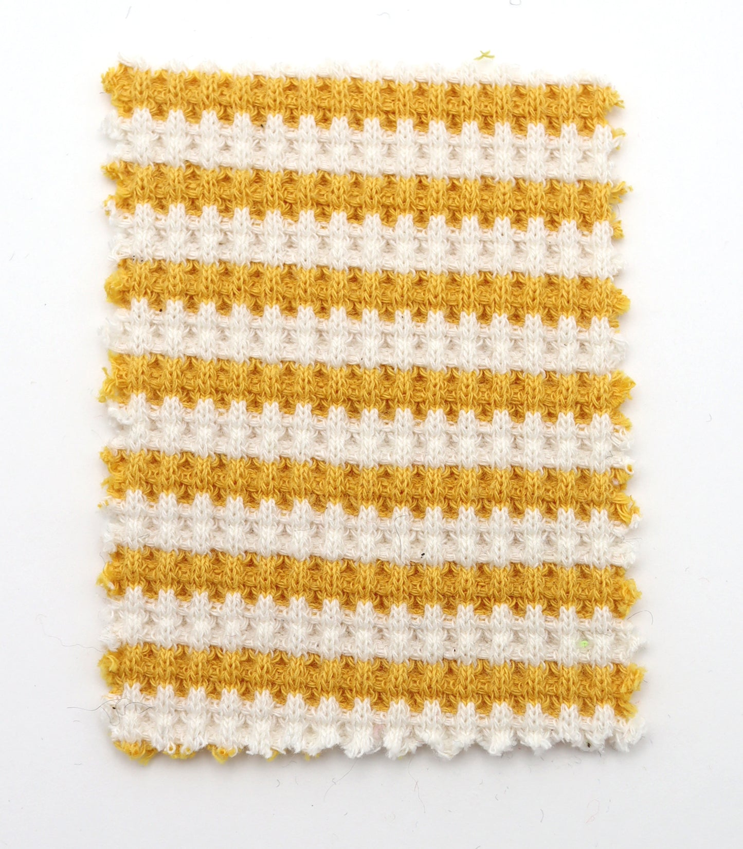 【25SS-362】先染めボーダーワッフルニット　/0.5ｙあたり = ～1025円