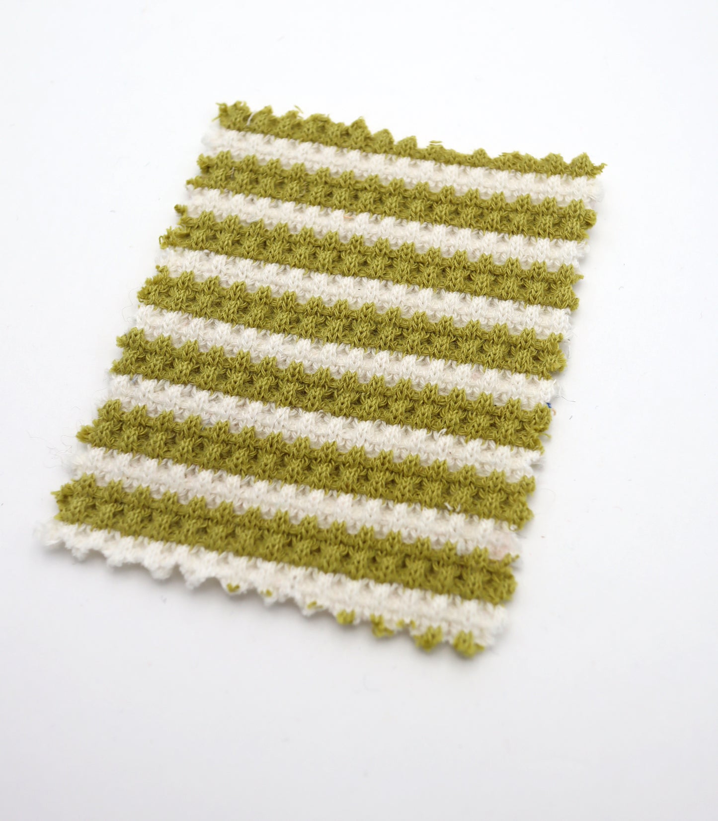 【25SS-362】先染めボーダーワッフルニット　/0.5ｙあたり = ～1025円