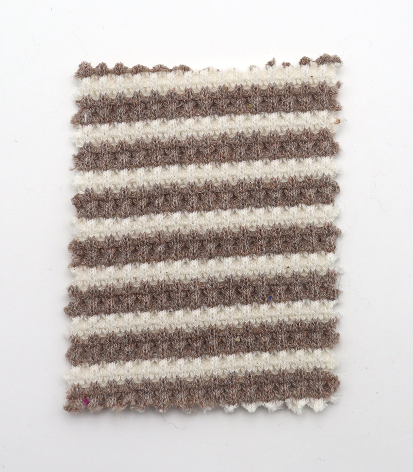 【25SS-362】先染めボーダーワッフルニット　/0.5ｙあたり = ～1025円