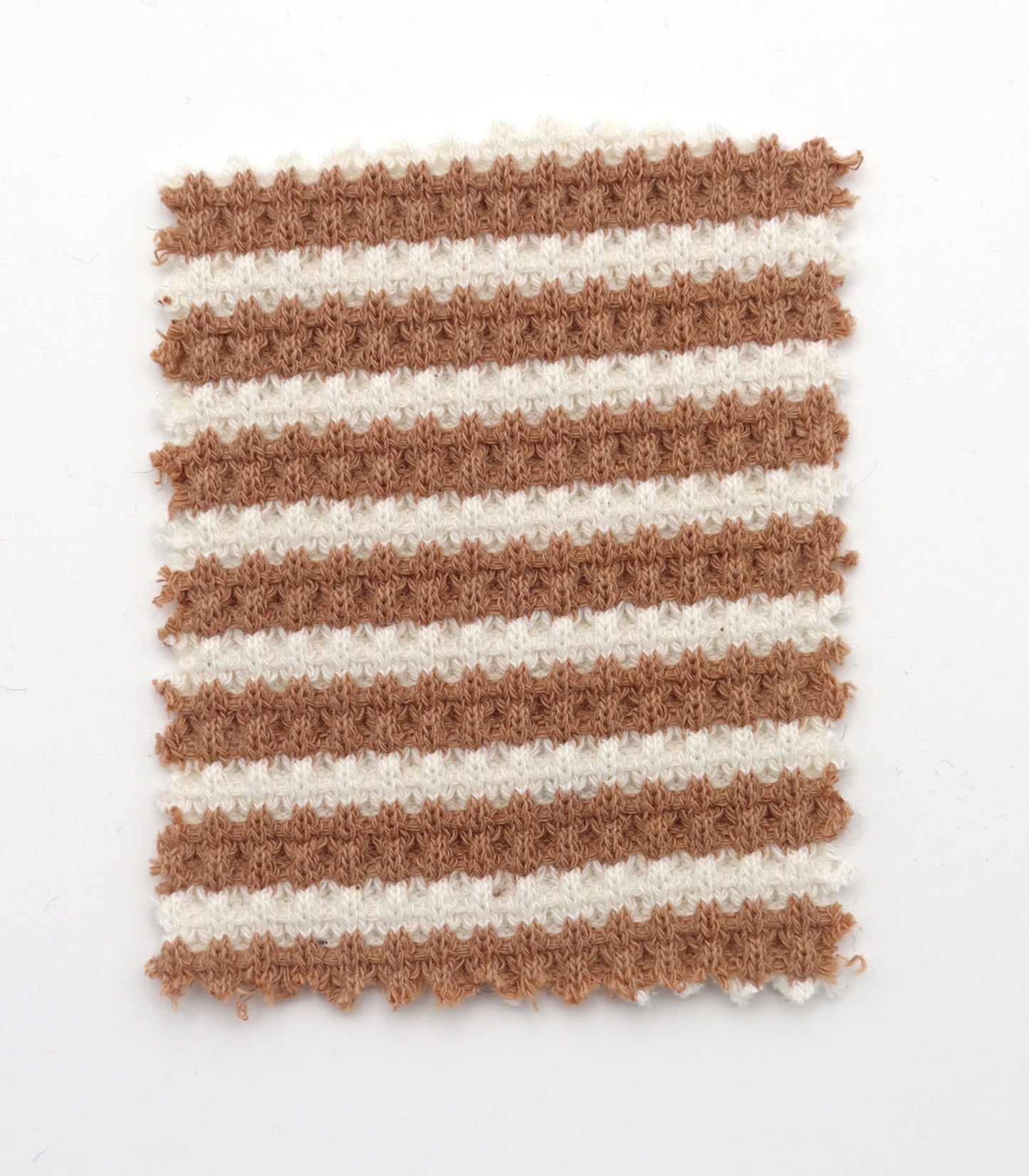 【25SS-362】先染めボーダーワッフルニット　/0.5ｙあたり = ～1025円