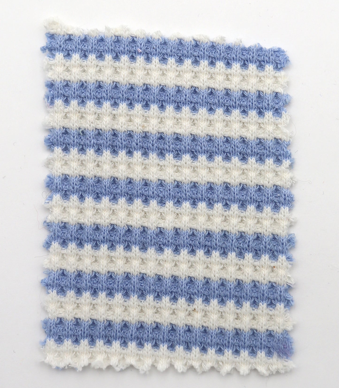 【25SS-362】先染めボーダーワッフルニット　/0.5ｙあたり = ～1025円