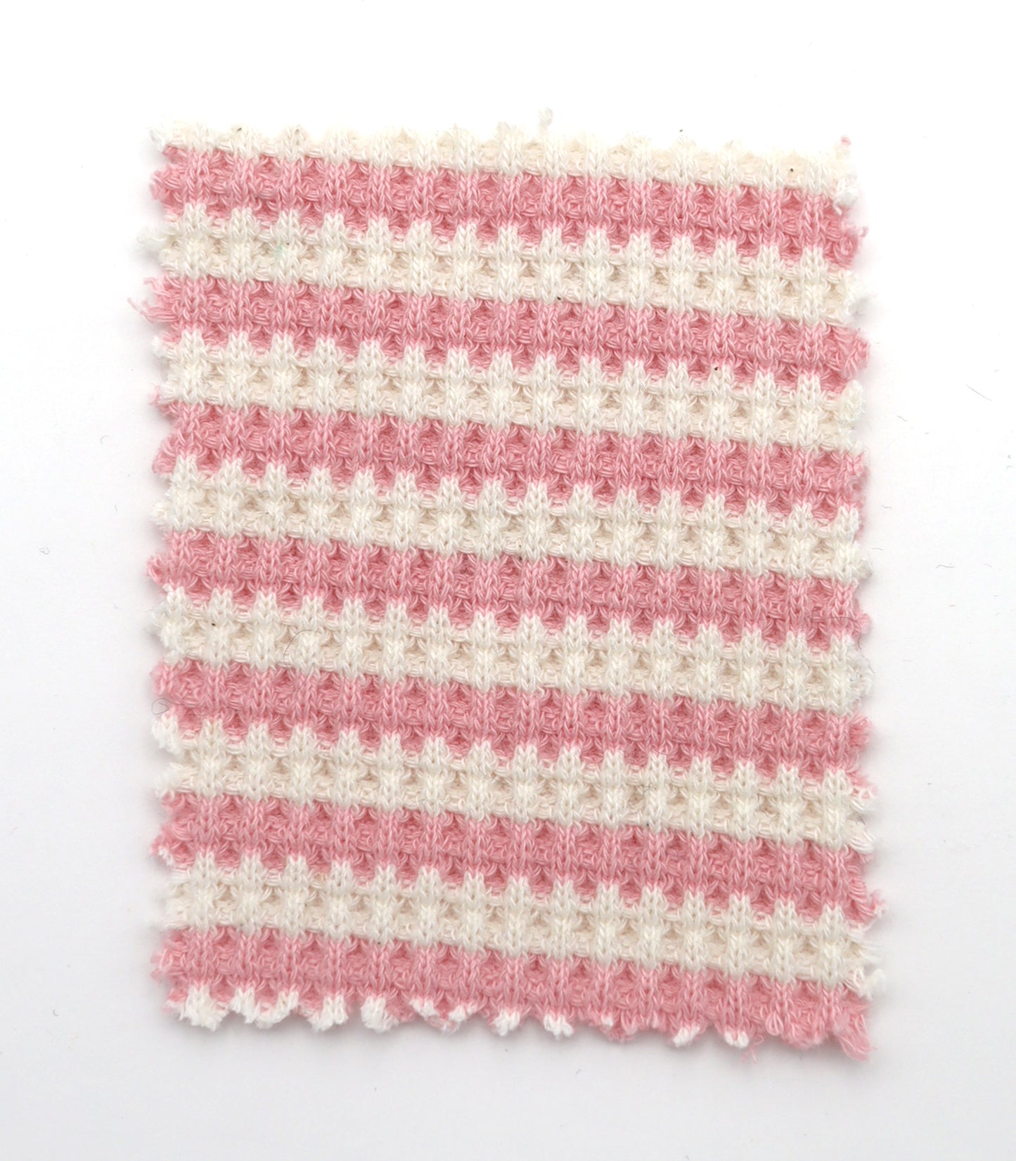 【25SS-362】先染めボーダーワッフルニット　/0.5ｙあたり = ～1025円