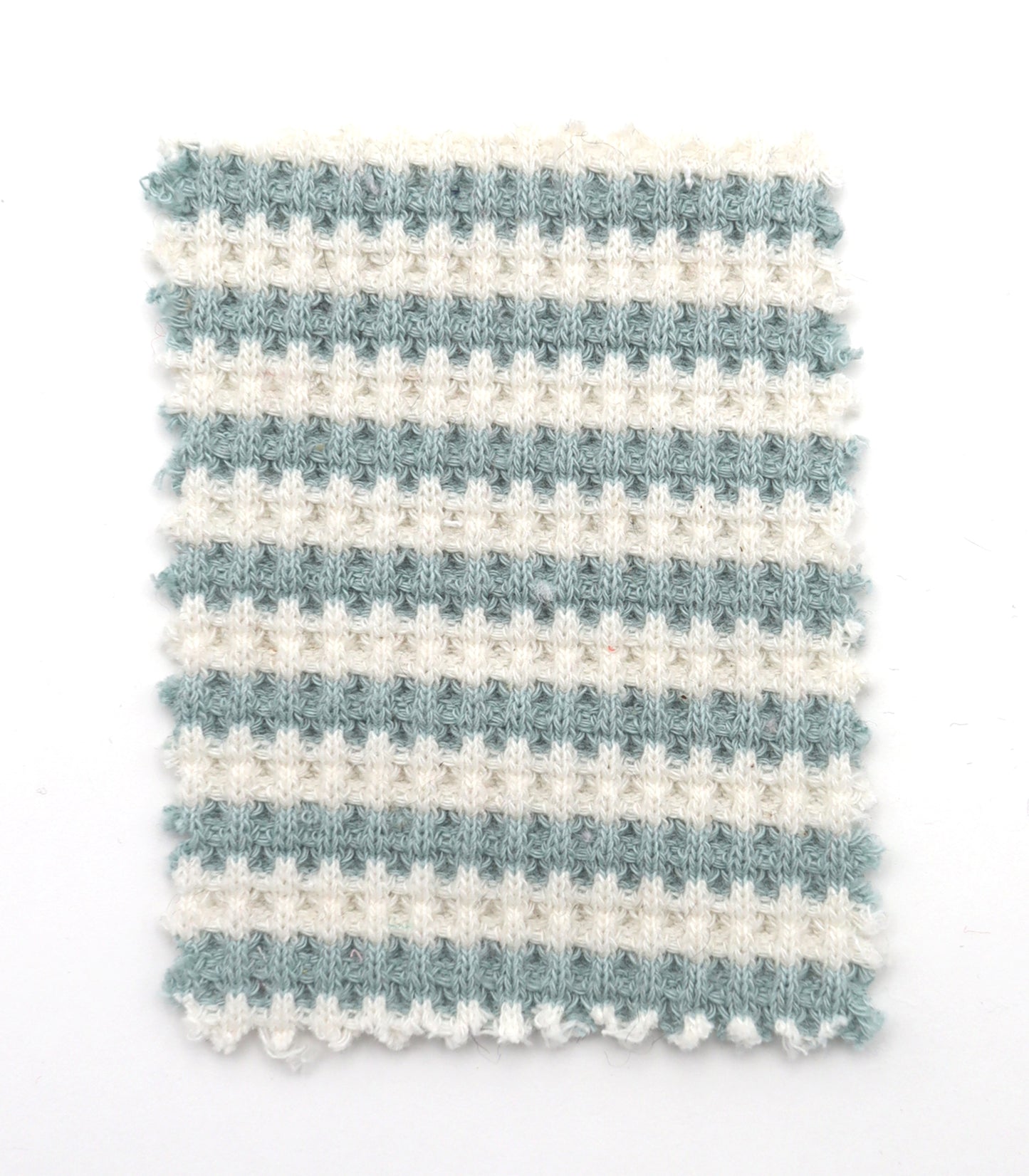 【25SS-362】先染めボーダーワッフルニット　/0.5ｙあたり = ～1025円