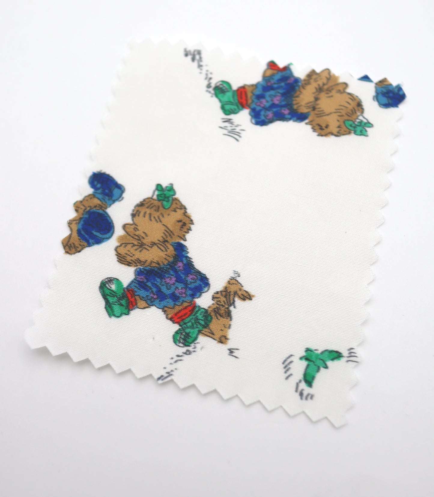 【25SS-246】追いかけっこクマちゃんプリント綿ローン　/0.5ｙあたり = ～850円