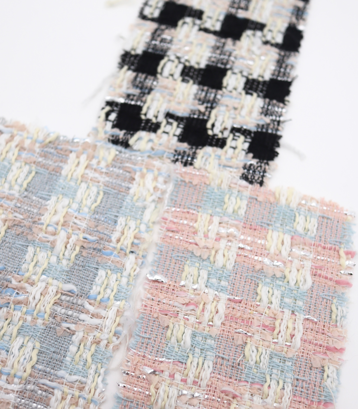 【25SS-331】ラメ糸入りミックスヤーンツイード　/0.5ｙあたり=～1055円