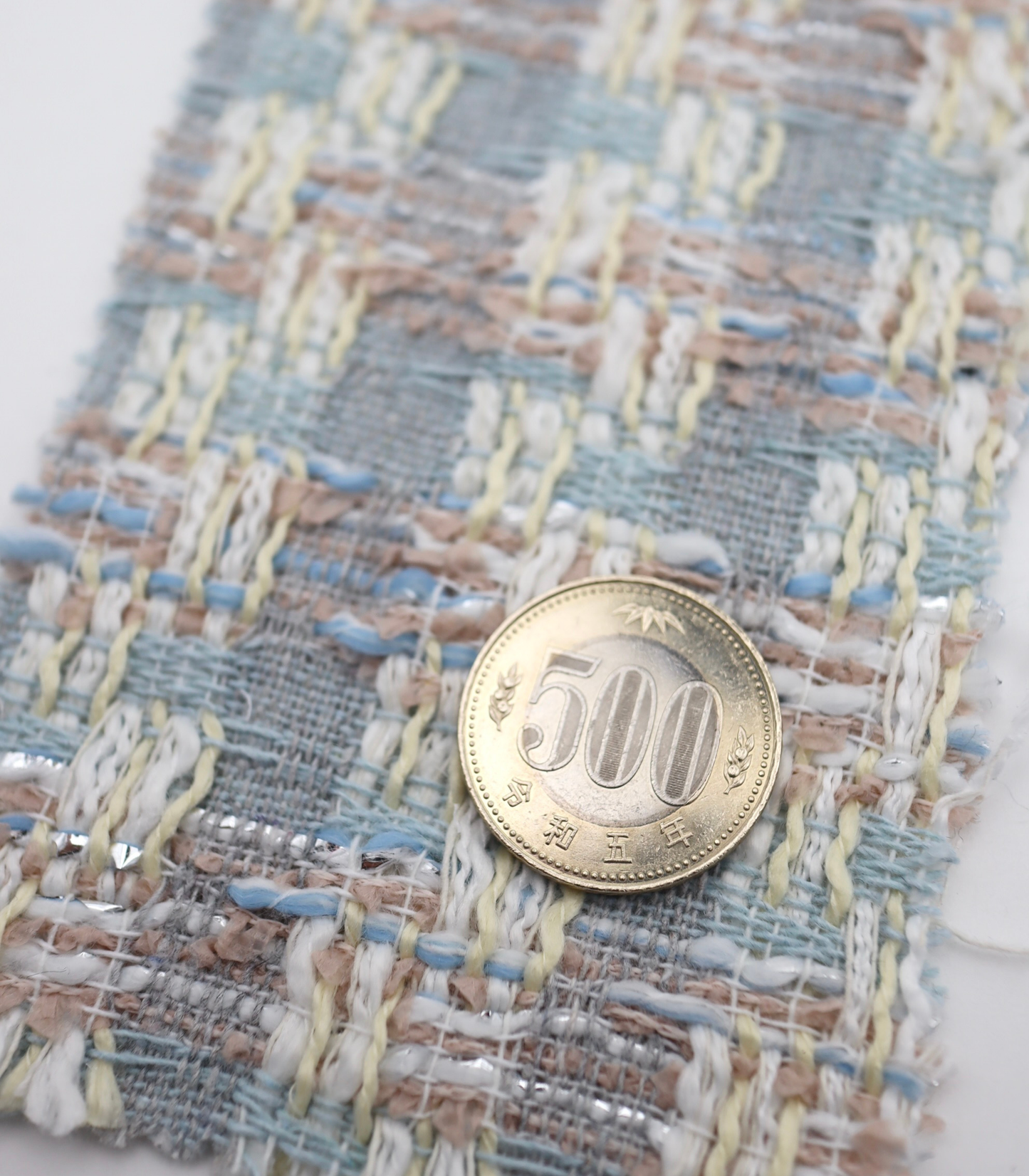 【25SS-331】ラメ糸入りミックスヤーンツイード　/0.5ｙあたり=～1055円