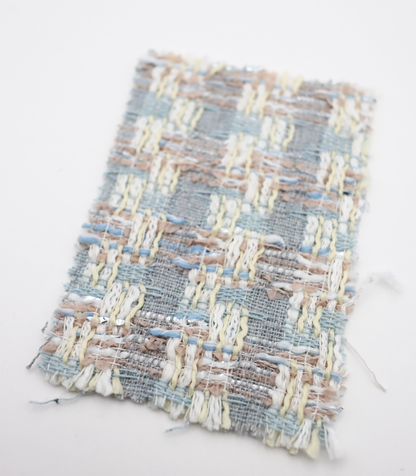 【25SS-331】ラメ糸入りミックスヤーンツイード　/0.5ｙあたり=～1055円