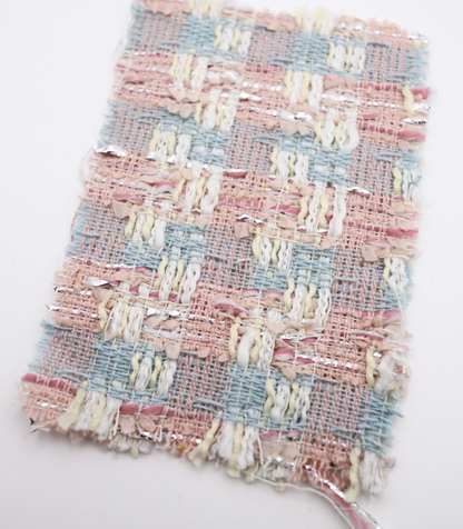 【25SS-331】ラメ糸入りミックスヤーンツイード　/0.5ｙあたり=～1055円