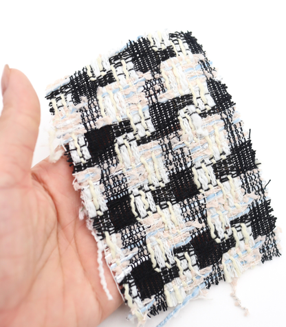 【25SS-331】ラメ糸入りミックスヤーンツイード　/0.5ｙあたり=～1055円