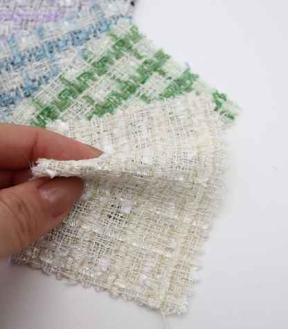 【25SS-350】フリンジヤーンミックスツイード　/0.5ｙあたり=～1020円