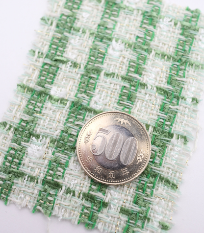 【25SS-350】フリンジヤーンミックスツイード　/0.5ｙあたり=～1020円