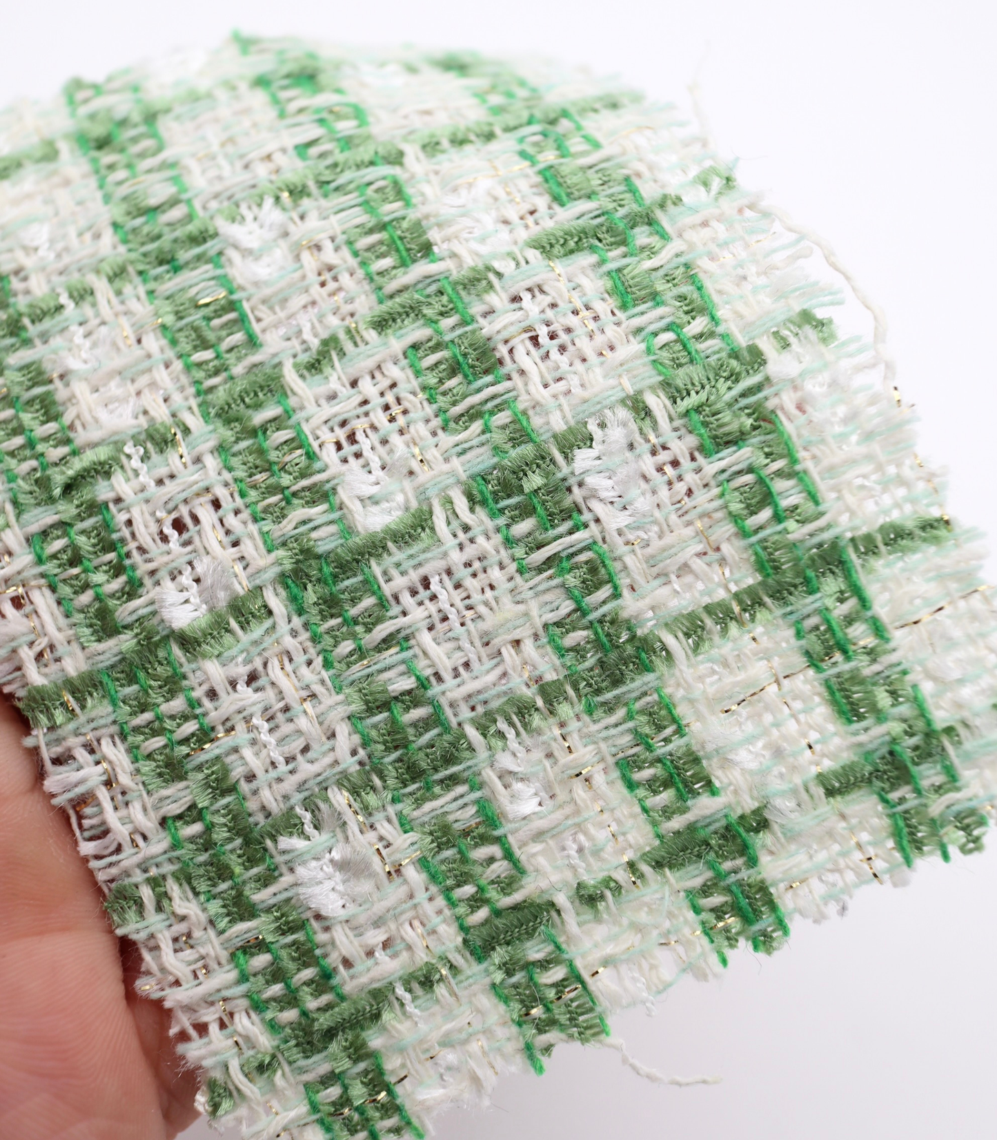 【25SS-350】フリンジヤーンミックスツイード　/0.5ｙあたり=～1020円