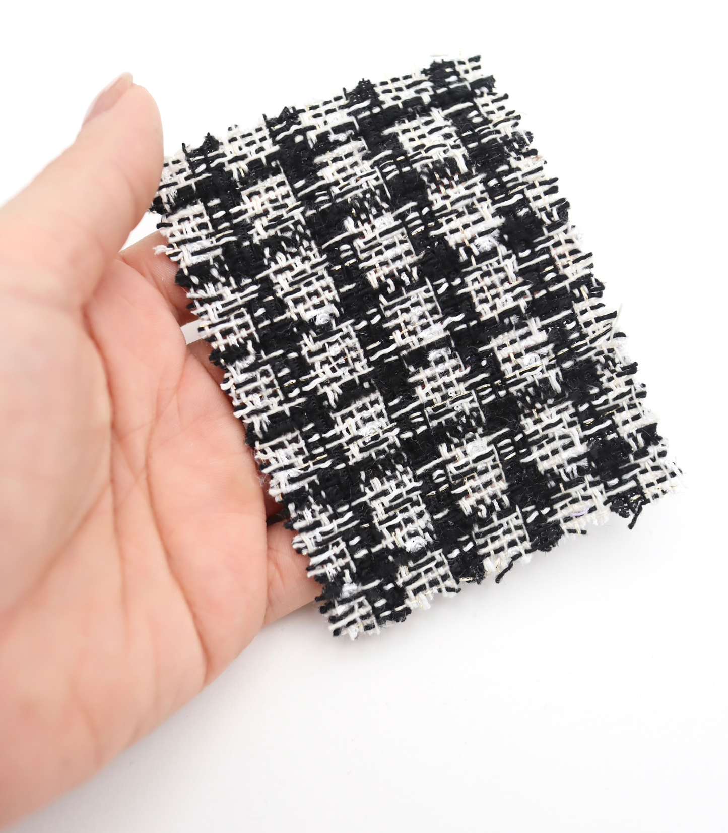 【25SS-350】フリンジヤーンミックスツイード　/0.5ｙあたり=～1020円