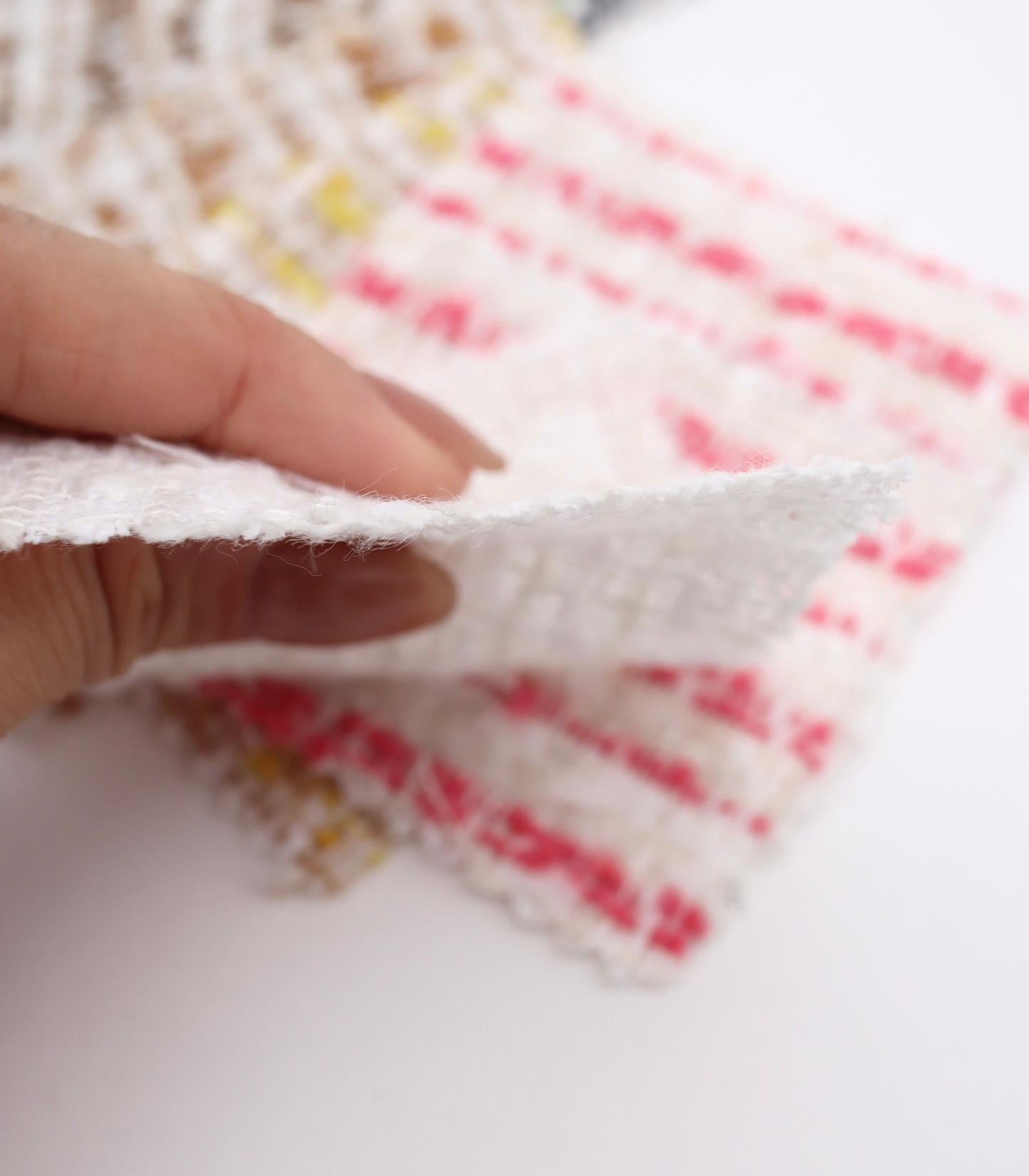 【25SS-343】テープヤーンミックスツイード　/0.5ｙあたり=～935円