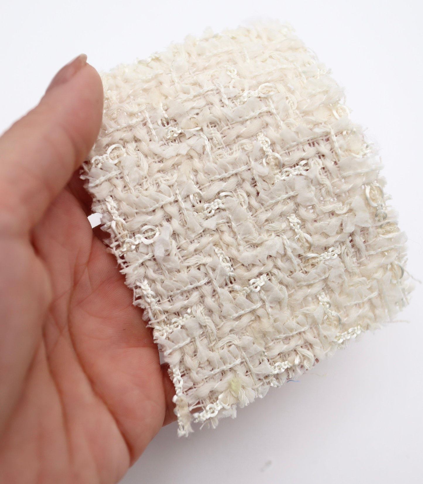 【25SS-341】テープヤーンミックスツイード　/0.5ｙあたり=～1320円