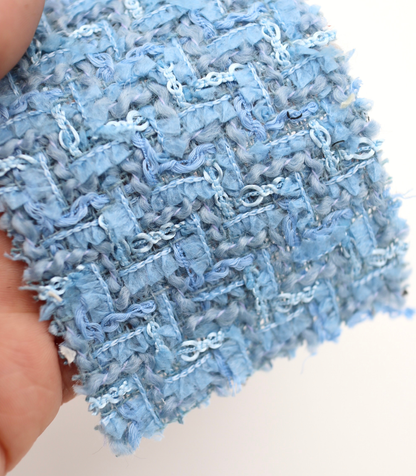 【25SS-341】テープヤーンミックスツイード　/0.5ｙあたり=～1320円