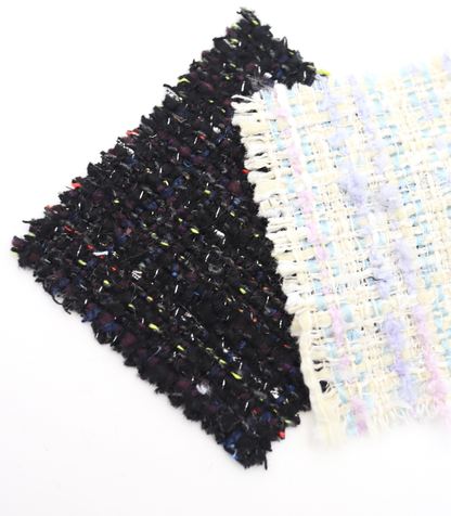 【25SS-329】ラメ糸ミックスヤーンツイード　/0.5ｙあたり=～1165円