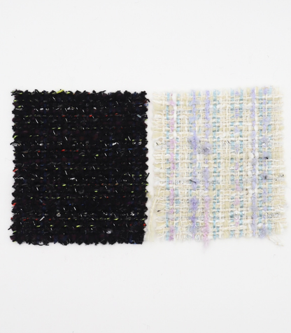 【25SS-329】ラメ糸ミックスヤーンツイード　/0.5ｙあたり=～1165円