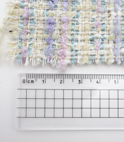 【25SS-329】ラメ糸ミックスヤーンツイード　/0.5ｙあたり=～1165円