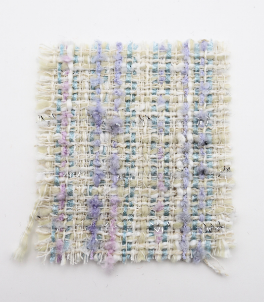 【25SS-329】ラメ糸ミックスヤーンツイード　/0.5ｙあたり=～1165円