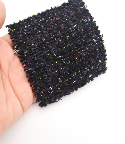 【25SS-329】ラメ糸ミックスヤーンツイード　/0.5ｙあたり=～1165円