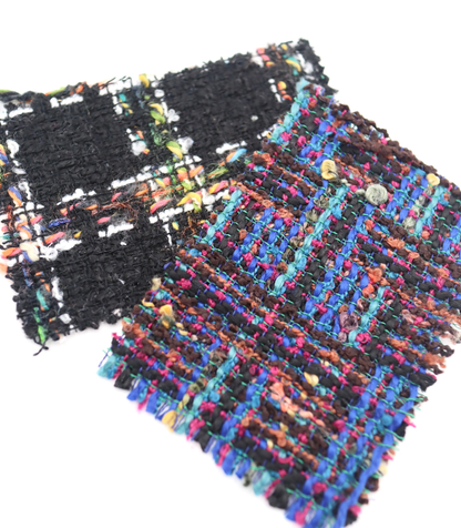 【25SS-330】ミックスカラフルヤーンツィード　/0.5ｙあたり=～1125円