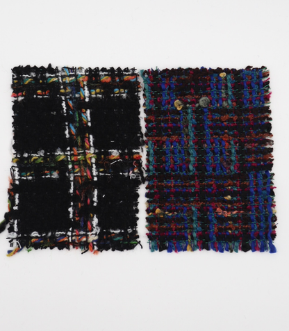 【25SS-330】ミックスカラフルヤーンツィード　/0.5ｙあたり=～1125円