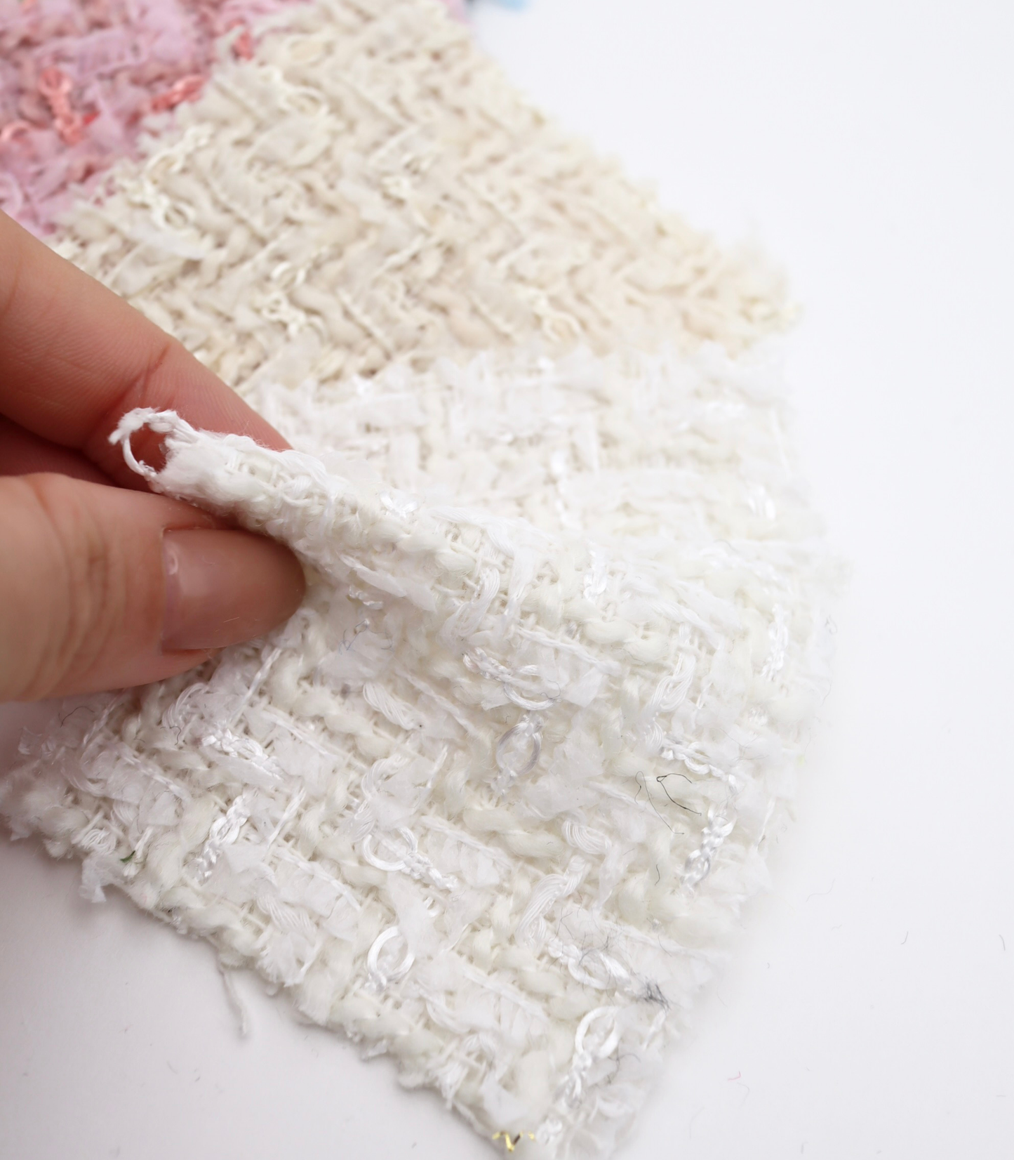 【25SS-341】テープヤーンミックスツイード　/0.5ｙあたり=～1320円