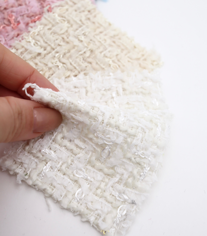 【25SS-341】テープヤーンミックスツイード　/0.5ｙあたり=～1320円