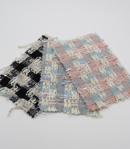 【25SS-331】ラメ糸入りミックスヤーンツイード　/0.5ｙあたり=～1055円