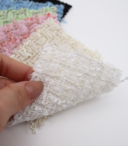 【25SS-341】テープヤーンミックスツイード　/0.5ｙあたり=～1320円