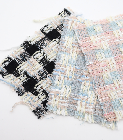 【25SS-331】ラメ糸入りミックスヤーンツイード　/0.5ｙあたり=～1055円