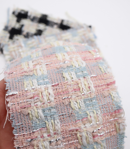 【25SS-331】ラメ糸入りミックスヤーンツイード　/0.5ｙあたり=～1055円