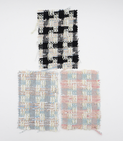 【25SS-331】ラメ糸入りミックスヤーンツイード　/0.5ｙあたり=～1055円