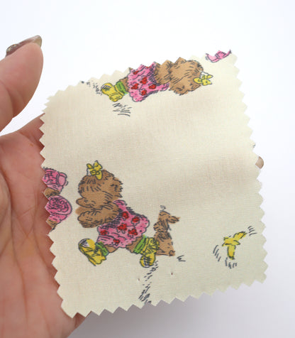 【25SS-246】追いかけっこクマちゃんプリント綿ローン　/0.5ｙあたり = ～850円