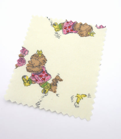 【25SS-246】追いかけっこクマちゃんプリント綿ローン　/0.5ｙあたり = ～850円