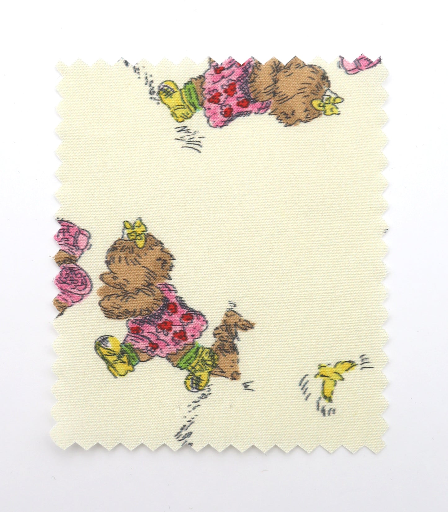 【25SS-246】追いかけっこクマちゃんプリント綿ローン　/0.5ｙあたり = ～850円