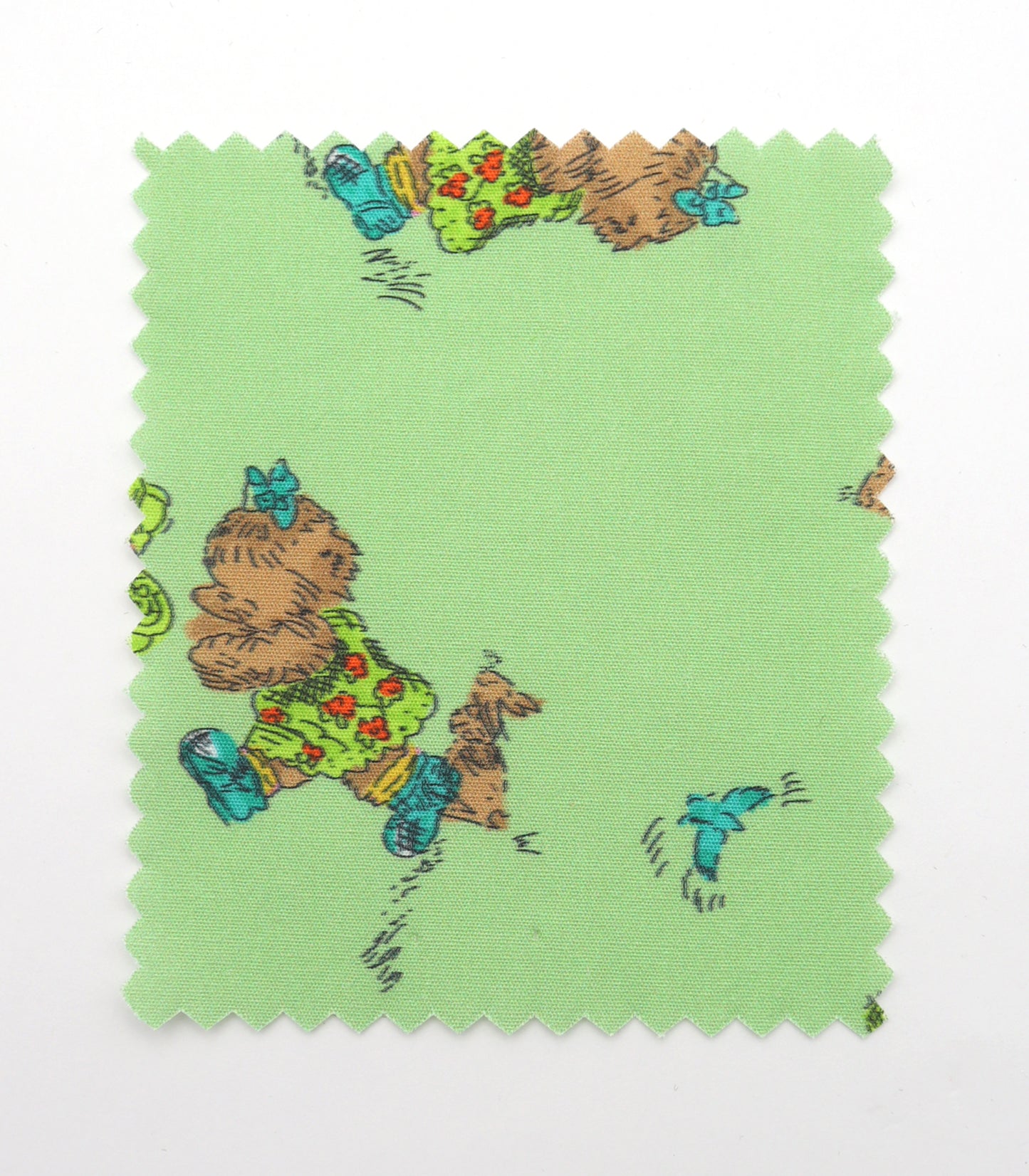 【25SS-246】追いかけっこクマちゃんプリント綿ローン　/0.5ｙあたり = ～850円