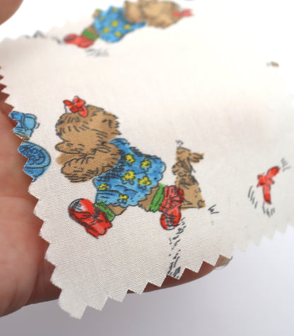 【25SS-246】追いかけっこクマちゃんプリント綿ローン　/0.5ｙあたり = ～850円