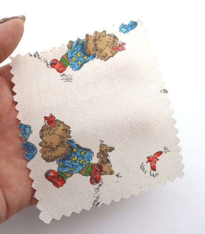 【25SS-246】追いかけっこクマちゃんプリント綿ローン　/0.5ｙあたり = ～850円