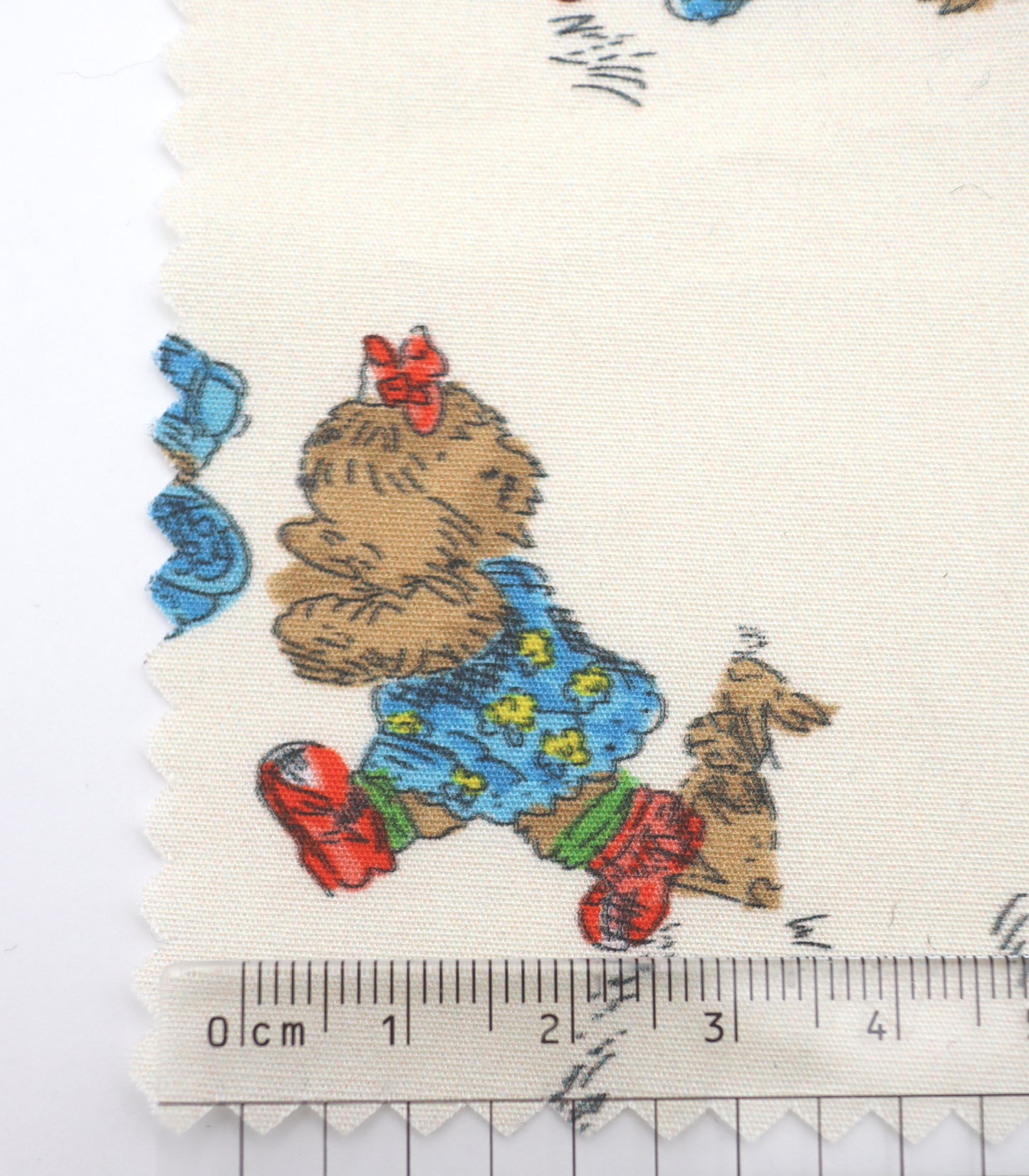 【25SS-246】追いかけっこクマちゃんプリント綿ローン　/0.5ｙあたり = ～850円